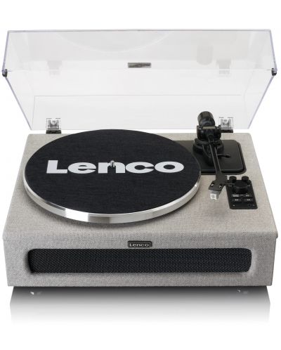 Грамофон Lenco - LS-440, автоматичен, сив - 1
