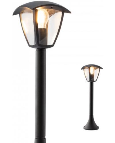 Градинска лампа Smarter - Edmond 9157, IP44, E27, 1x28W, черна - 1