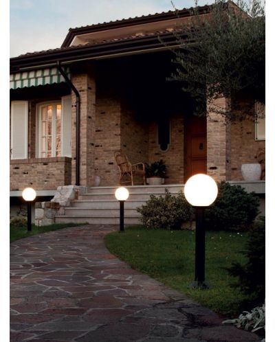 Градинска лампа Smarter - Sfera 200 9769, IP44, E27, 1x28W, черно-бяла - 2