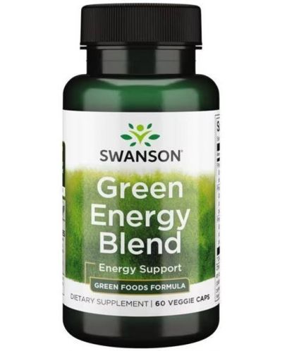 Green Energy Blend, 60 растителни капсули, Swanson - 1