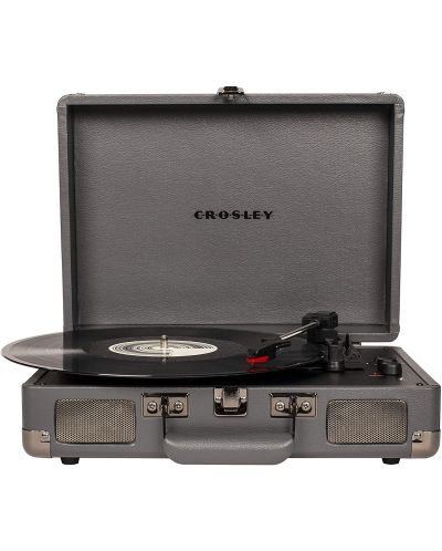 Грамофон Crosley - Cruiser Deluxe, сив - 1