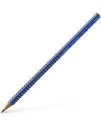 Графитен молив Faber-Castell Grip - 2001, B, син - 1