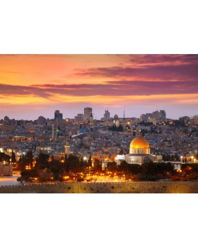 Пъзел Grafika от 1000 части - Йерусалим - 1