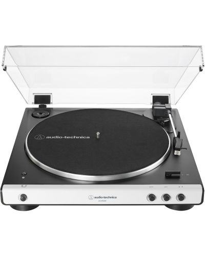 Грамофон Audio-Technica - AT-LP60XBT, автоматичен, черен/бял - 1