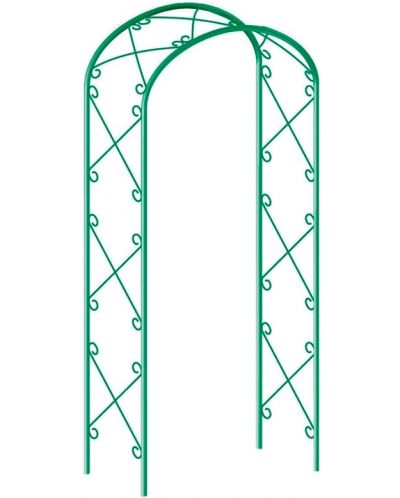 Градинска декоративна арка Palisad - 691238, 227 х 128 cm, зелена - 1