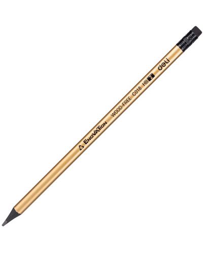 Графитен молив с гума Deli Enovation - EC018-HB, HB, асортимент - 1