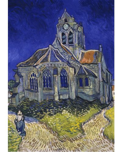 Пъзел Grafika от 1000 части - Църквата в Овер, Винсент ван Гог - 1