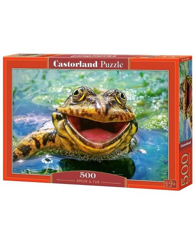 Пъзел Castorland от 500 части - Зелен и забавен