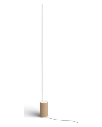 Градиентна смарт лампа Philips - Hue Signe, 29W, дъб - 2