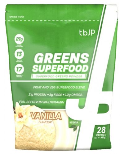 Greens Superfood, ванилия, 952 g, Trained by JP - 1