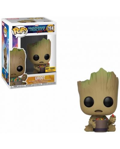 Фигура Funko Pop! Movies: Guardians of the Galaxy 2 - Groot & Candy Bowl, #264 - 2