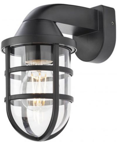 Градински фенер Smarter - Cage 90207, IP44, 240V, E27, 1x28W, черен - 1