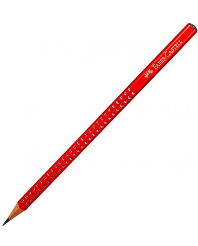 Графитен молив Faber-Castell Sparkle - Бонбоненочервен - 1