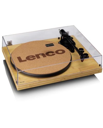 Грамофон Lenco - LBT-335BA, автоматичен, Bamboo/Black - 2