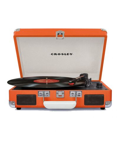 Грамофон Crosley - Cruiser Deluxe, полуавтоматичен, оранжев - 1