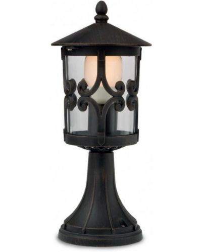 Градинска лампа Smarter - Tirol 9263, IP23, E27, 1x42W, антично черна - 1