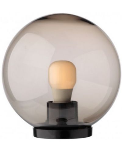 Градинска лампа Smarter - Sfera 200 9760, IP44, E27, 1x28W, черно-опушена - 1