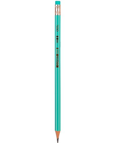 Графитен молив с гума Deli Comiko - EC011-HB, HB, асортимент - 1