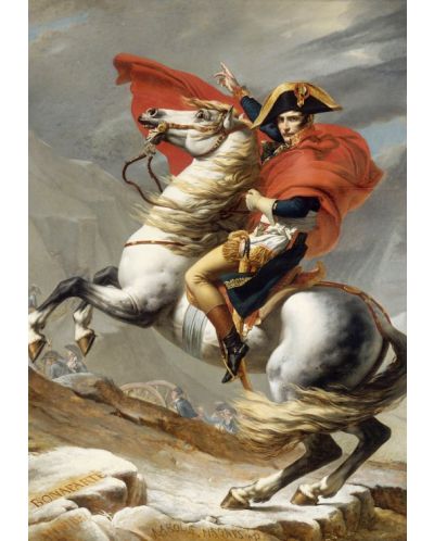 Пъзел Grafika от 1000 части - Наполеон прекосява Алпите, Жак-Луи Давид - 1