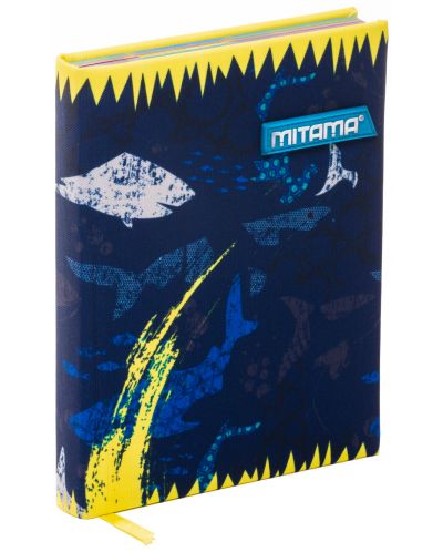 Тефтер Mitama А5 - Shark, с текстилни корици - 1
