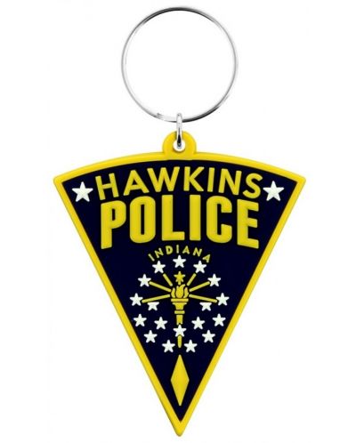 Ключодържател Pyramid Television: Stranger Things - Hawkins Police - 1