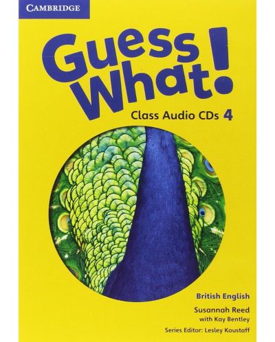 Guess What! Level 4 Class Audio CDs British English / Английски език - ниво 4: 2 CD аудио - 1
