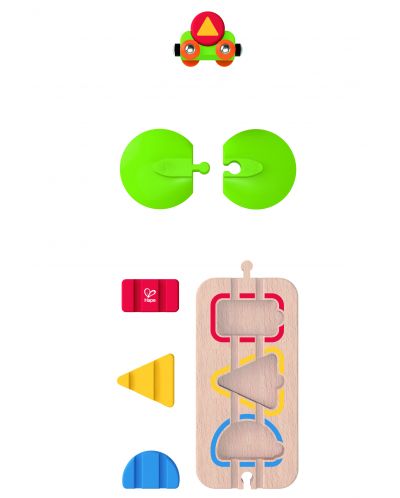 Игра Hape - Цветове и форми за подреждане - 5