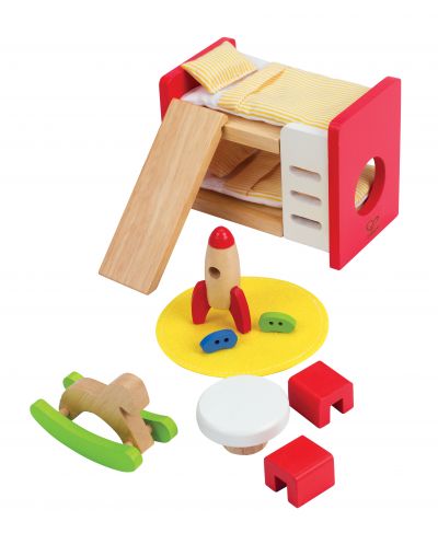 Игрален комплект Hape - Детска стая, мини мебели - 1