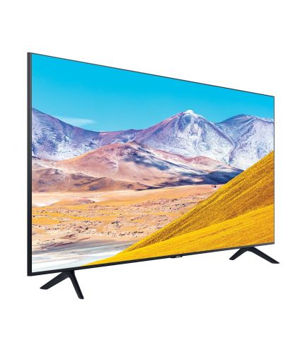 Смарт телевизор Samsung - 43TU8072, 43", 4K, Crystal LED, черен - 2
