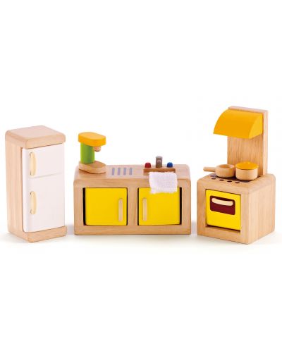 Игрален комплект Hape - Кухня, мини мебели - 1