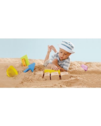 Пясъчна играчка Hape - Майстор зидар, комплект - 2