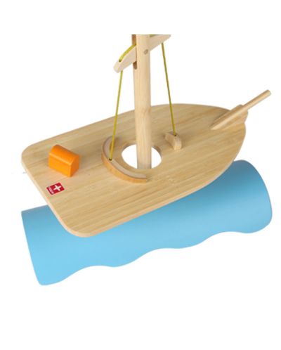 Дървена играчка Hape - Балансиращо корабче - 4