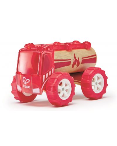 Дървена играчка Hape - Пожарна кола - 1