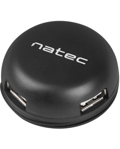 Хъб Natec - Bumblebee. 4 порта, USB 2.0, черен - 4
