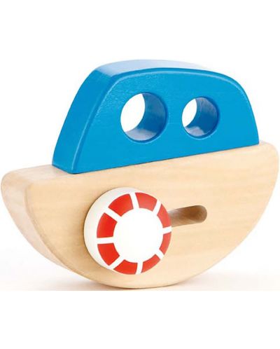 Детска играчка Hape – Корабче, дървена - 3