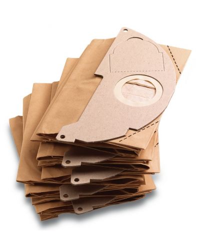 Хартиени филтърни торбички Karcher - 6.904-322.0, за WD 2/MV 2, 5 броя - 1