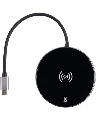 Безжично зарядно и хъб Xtorm - 8912, 6 в 1, USB-C, черно/сиво - 2