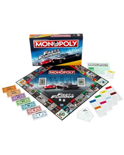Настолна игра Hasbro Monopoly - Fast and Furious - 2