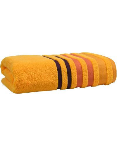 Хавлиена кърпа Dilios - Леонардо линии, 100% памук, жълта - 1