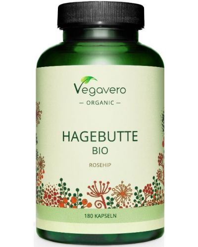 Hagebutte Bio Rosehip, 180 капсули, Vegavero - 1