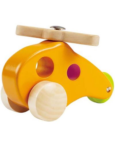 Детска играчка Hape – Вертолет, дървена - 4