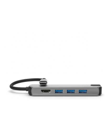 USB хъб Next One - Pro Multiport, 8 порта, USB-C, сив - 5