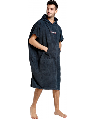 Хавлиено пончо Cressi - Poncho Robe , черно - 9