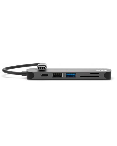 USB хъб Next One - Essentials Multiport, 6 порта, USB-C, сив - 8