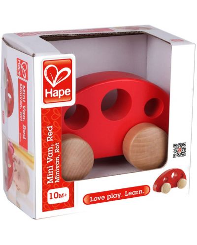 Детска играчка Hape – Мини ван, дървена - 1