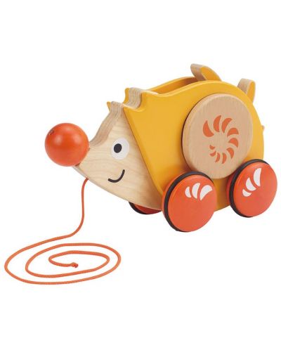 Детска играчка за дърпане Hape – Таралеж, дървена - 3
