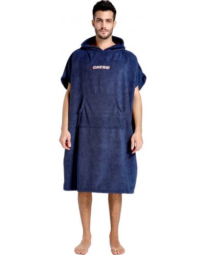 Хавлиено пончо Cressi - Poncho Robe , синьо - 7