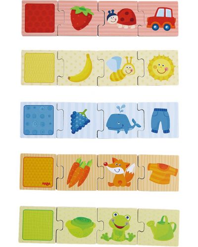 Детска пъзел-игра Haba - Съвпадения по цветове с животни и предмети - 2