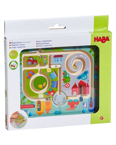 Детска магнитна игра Haba - Град - 2