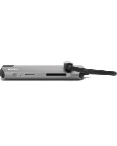 USB хъб Next One - Pro Multiport, 8 порта, USB-C, сив - 6